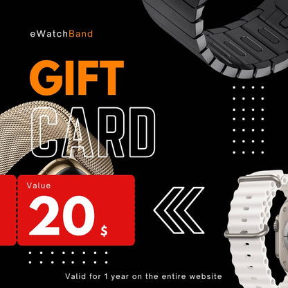 Gift card $20 Gift card - Apple Watch bands and accessories - eWatch Band