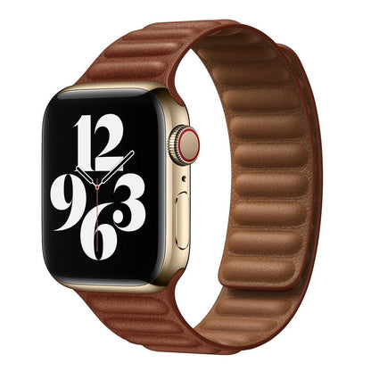 Apple Watch bands Brown 38 40 41 42 44 45 46 49 mm compatible series 1 2 3 4 5 6 7 8 9 10 SE and Ultra 1 2 Magnetic Apple Watch Band - eWatch Band