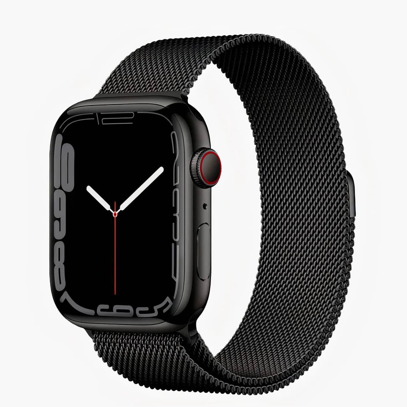 Apple Watch bands Black 38 40 41 42 44 45 46 49 mm compatible series 1 2 3 4 5 6 7 8 9 10 SE and Ultra 1 2 Apple Watch Band Milanese Loop - eWatch Band