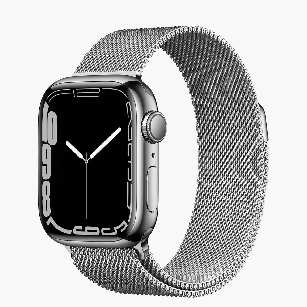 Apple Watch bands Silver 38 40 41 42 44 45 46 49 mm compatible series 1 2 3 4 5 6 7 8 9 10 SE and Ultra 1 2 Apple Watch Band Milanese Loop - eWatch Band