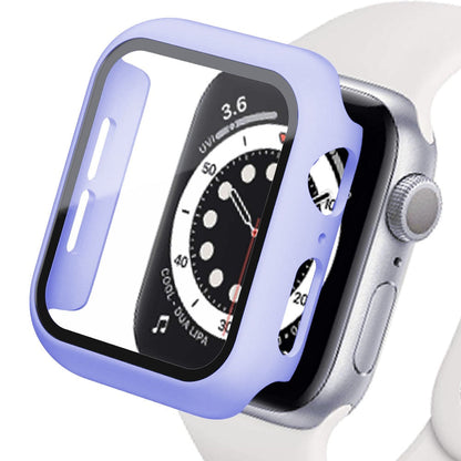 Apple Watch case and tempered glass Lilac 38 40 41 42 44 45 46 compatible series 1 2 3 4 5 6 7 8 9 10 and SE Apple Watch case and screen protector - eWatch Band