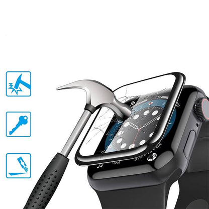 Best Apple Watch tempered glass 38 40 41 42 44 45 46 49 mm compatible series 1 2 3 4 5 6 7 8 9 10 and SE Apple Watch screen protector - eWatch Band