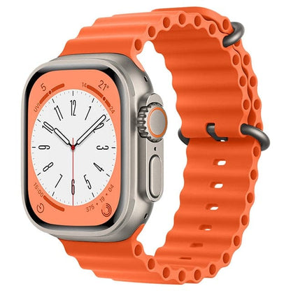 Apple Watch bands Orange 38 40 41 42 44 45 46 49 mm compatible series 1 2 3 4 5 6 7 8 9 10 SE and Ultra 1 2 Apple Watch Ocean Band - eWatch Band