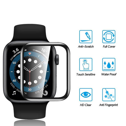 Apple Watch screen protector 38 40 41 42 44 45 46 49 mm compatible series 1 2 3 4 5 6 7 8 9 10 and SE - eWatch Band