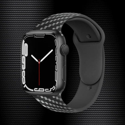 Apple Watch bands Carbon 38 40 41 42 44 45 46 49 mm compatible series 1 2 3 4 5 6 7 8 9 10 SE and Ultra 1 2 Carbon Fiber Apple Watch Band - eWatch Band