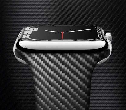 Apple Watch band 38 40 41 42 44 45 46 49 mm compatible series 1 2 3 4 5 6 7 8 9 10 SE and Ultra 1 2 Carbon Fiber Apple Watch Band - eWatch Band