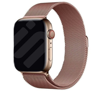 Apple Watch bands Rose Gold 38 40 41 42 44 45 46 49 mm compatible series 1 2 3 4 5 6 7 8 9 10 SE and Ultra 1 2 Apple Watch Band Milanese Loop - eWatch Band